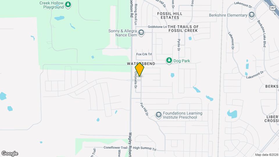 10021 Fox Hill Dr Mapa y Detalles de la Ubicación