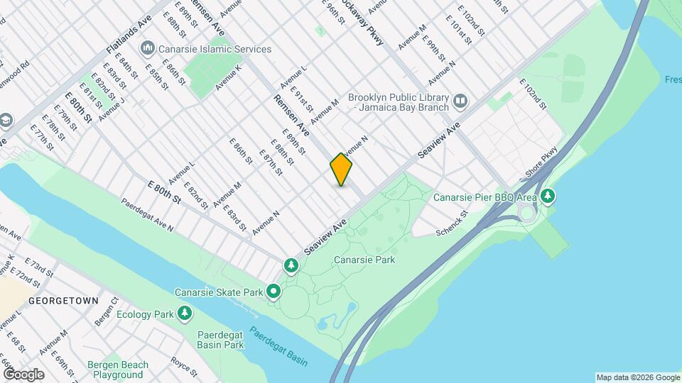 1443 E 89th St Map and Location Details