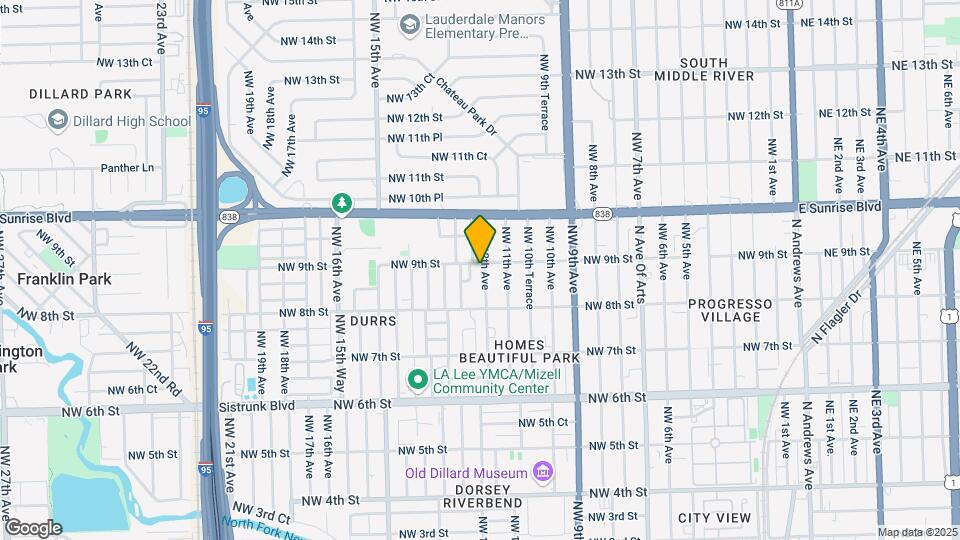 841 NW 12th Ave Map and Location Details