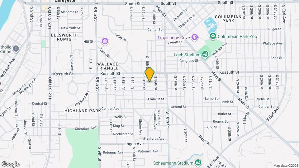 1517 Virginia St Map and Location Details