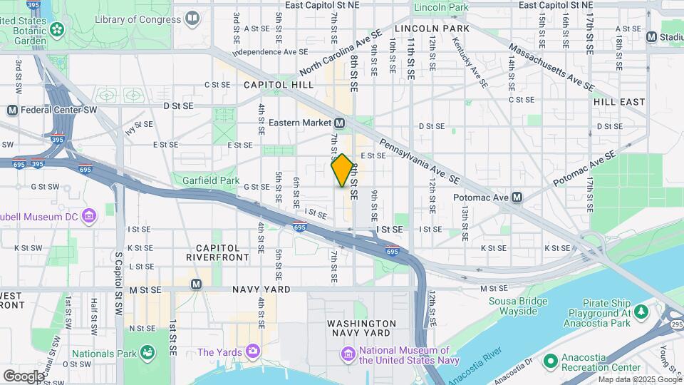 711 G St SE Map and Location Details