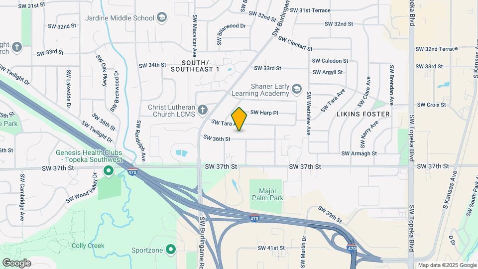 2022 SW 36th St Map and Location Details