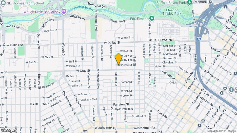 609 W Pierce St Map and Location Details