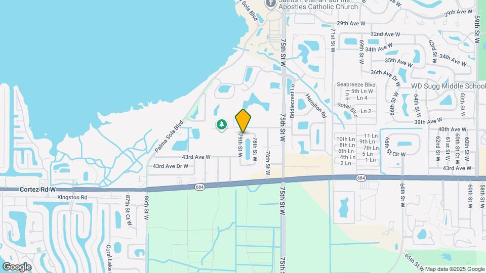 7825 40th Avenue Dr W Map and Location Details