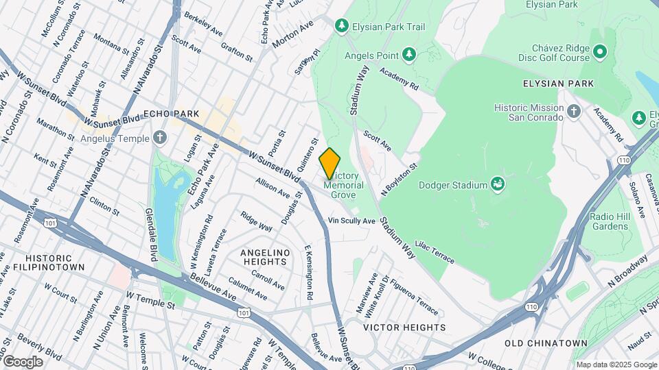 10 California Detached Bungalows Mapa y Detalles de la Ubicación