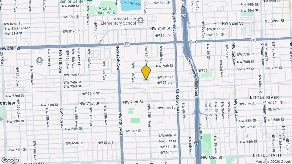 1003 NW 73rd St Map and Location Details