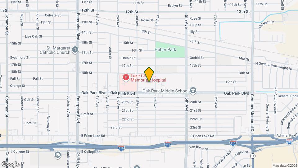 1906 19th St Map and Location Details