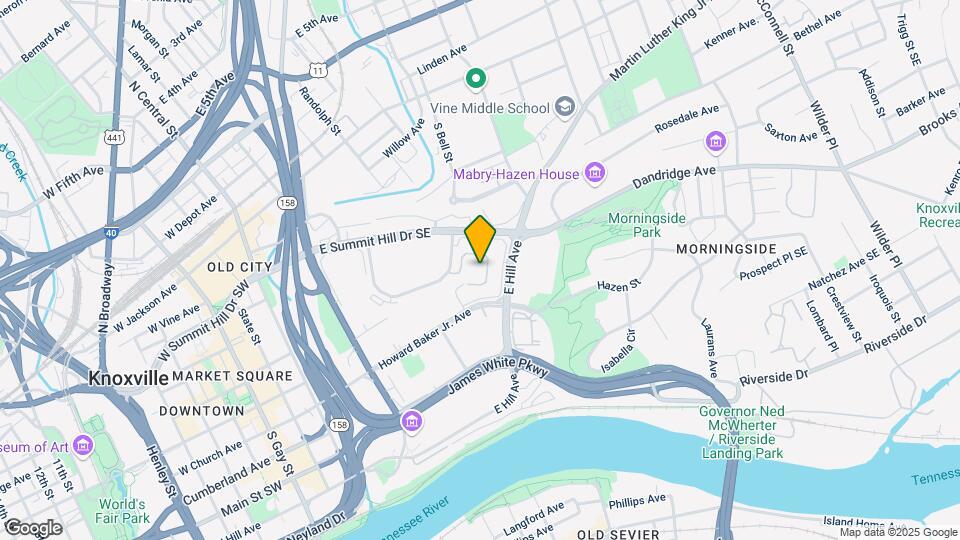 1100 Studio Apartments Map and Location Details