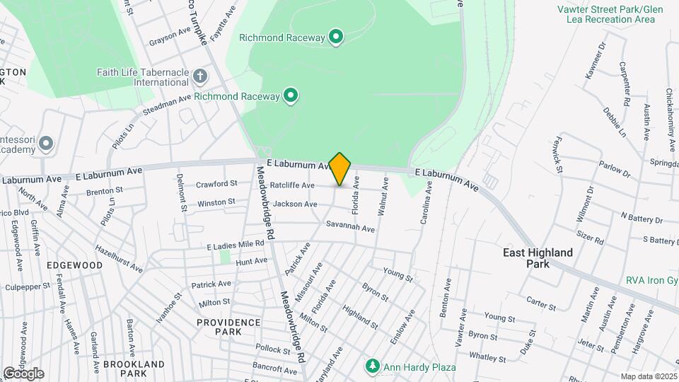 3909 Patrick Ave Map and Location Details