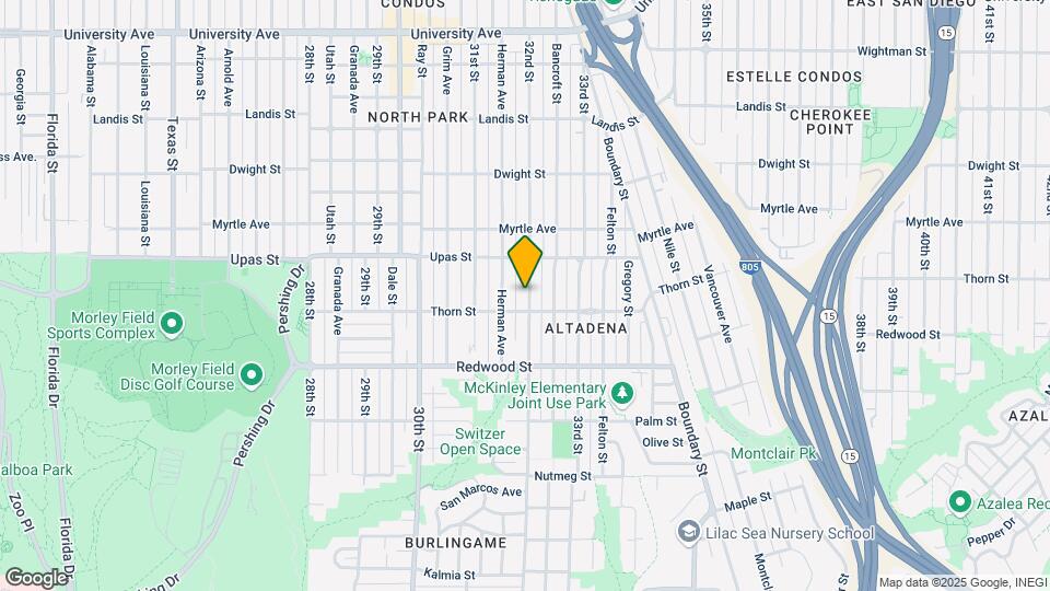 3330 32nd St Map and Location Details