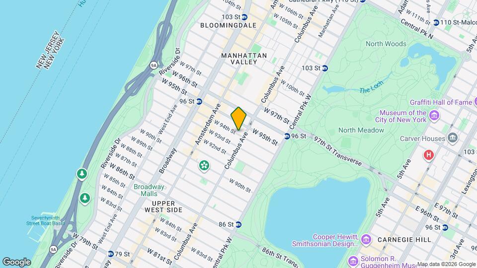111 W 94th St Map and Location Details