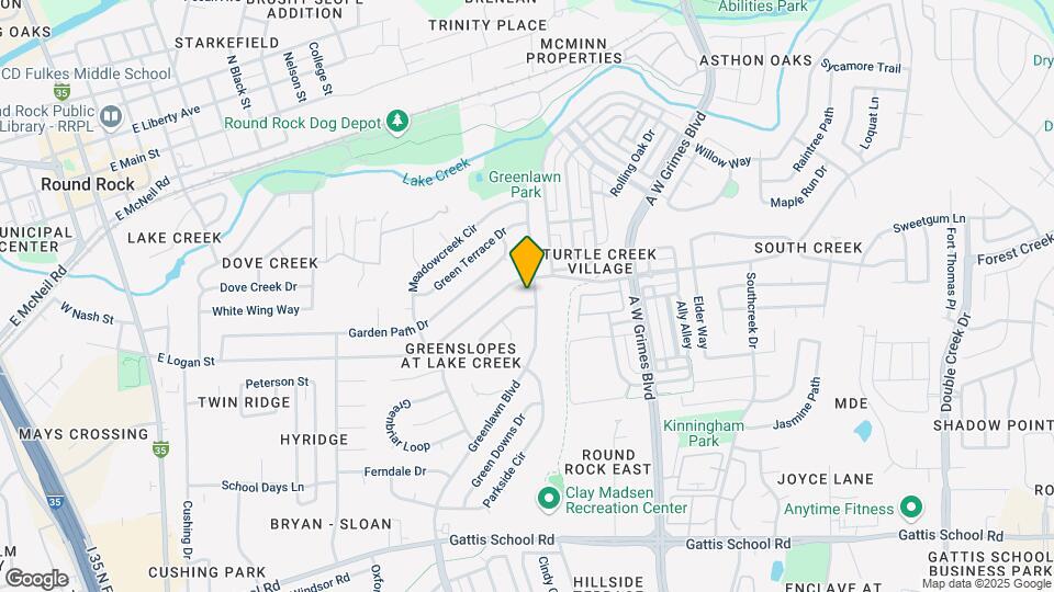 608 Greenlawn Blvd Map and Location Details