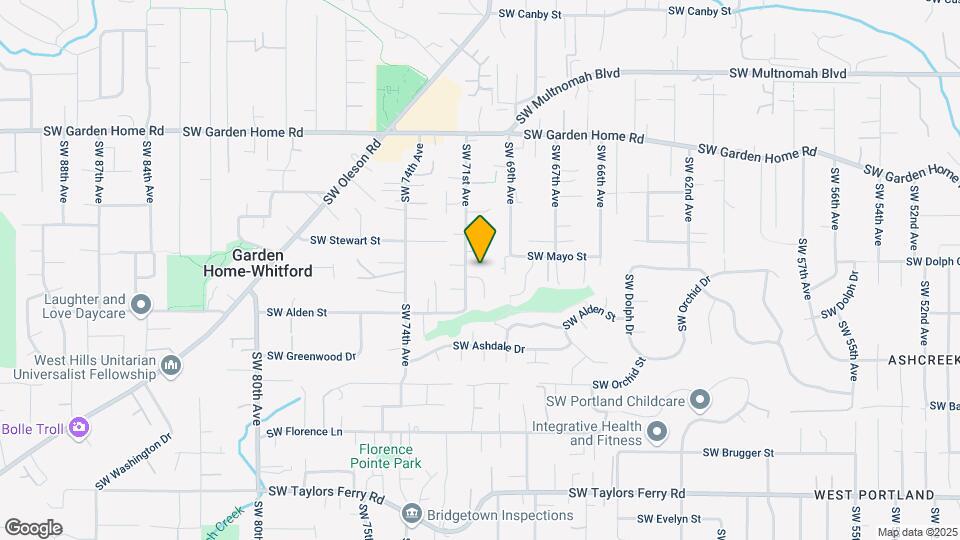 8130 SW Glencreek Ct Map and Location Details