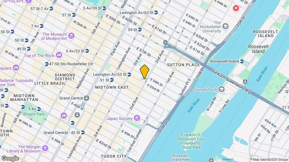 1007 Second Ave Mapa y Detalles de la Ubicación