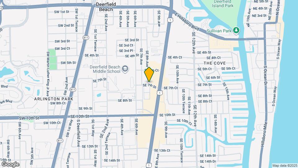 616 SE 8th Ave Map and Location Details