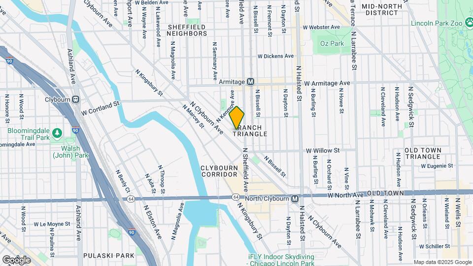 1844 N Maud Ave Map and Location Details