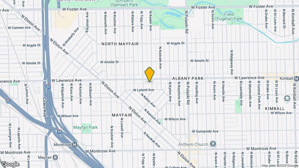 4744 N Keeler Ave Mapa y Detalles de la Ubicación