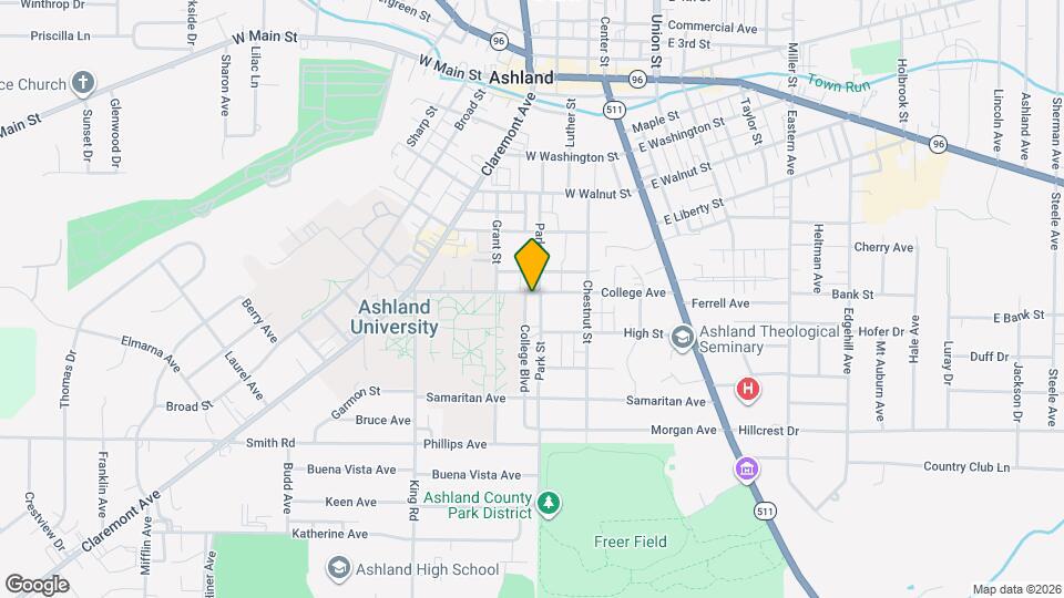 305 College Ave Mapa y Detalles de la Ubicación