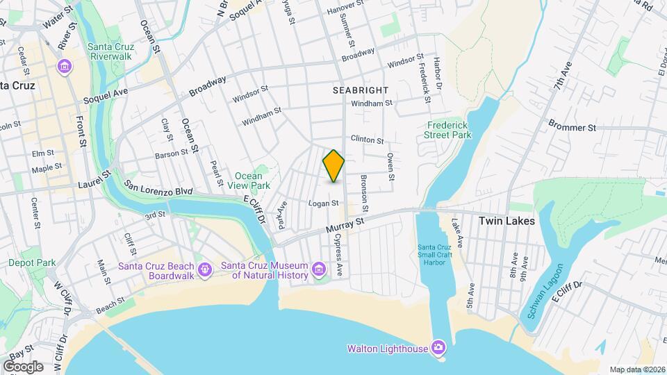 623 Seabright Ave Map and Location Details