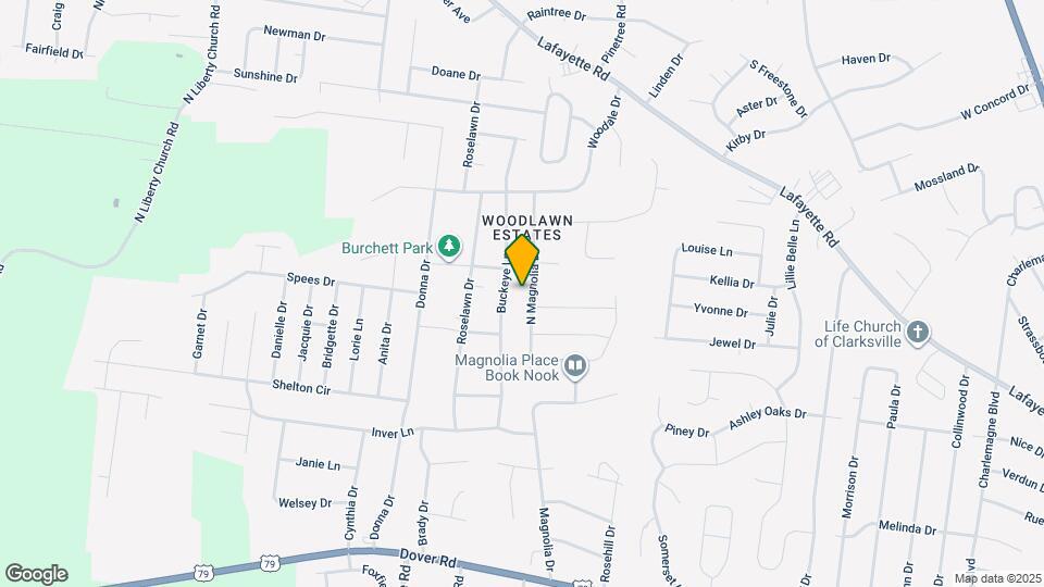 420 N Magnolia Dr Map and Location Details