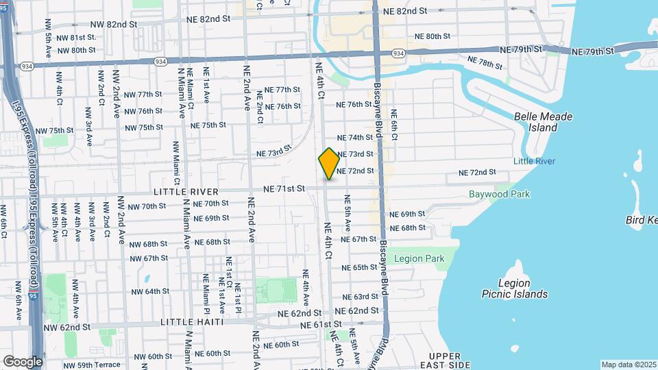 423 NE 71st St-Unit -5 Map and Location Details