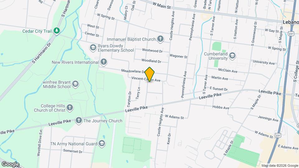 503 Castleview Dr Map and Location Details