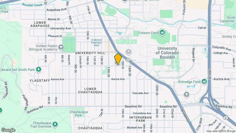 1416 Euclid Ave Mapa y Detalles de la Ubicación
