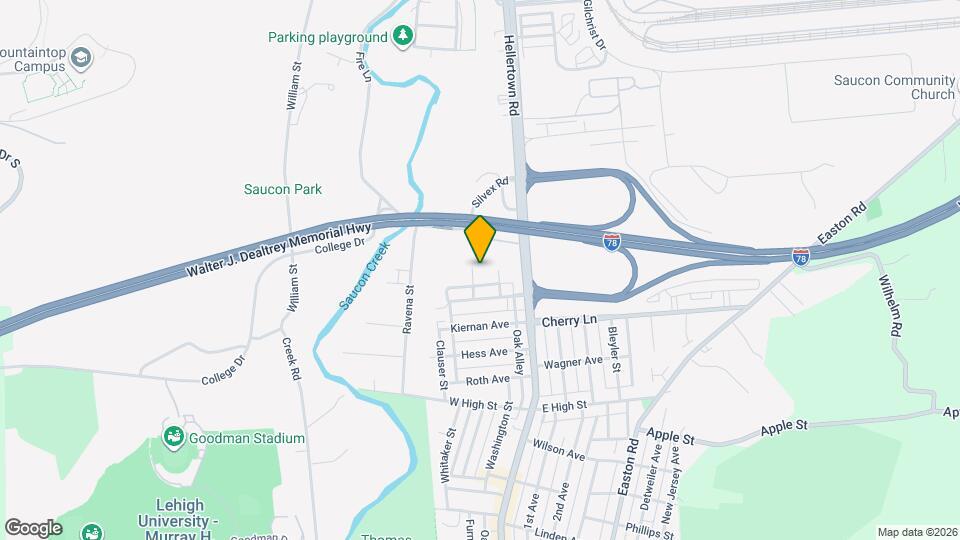 1747 Williams St Map and Location Details