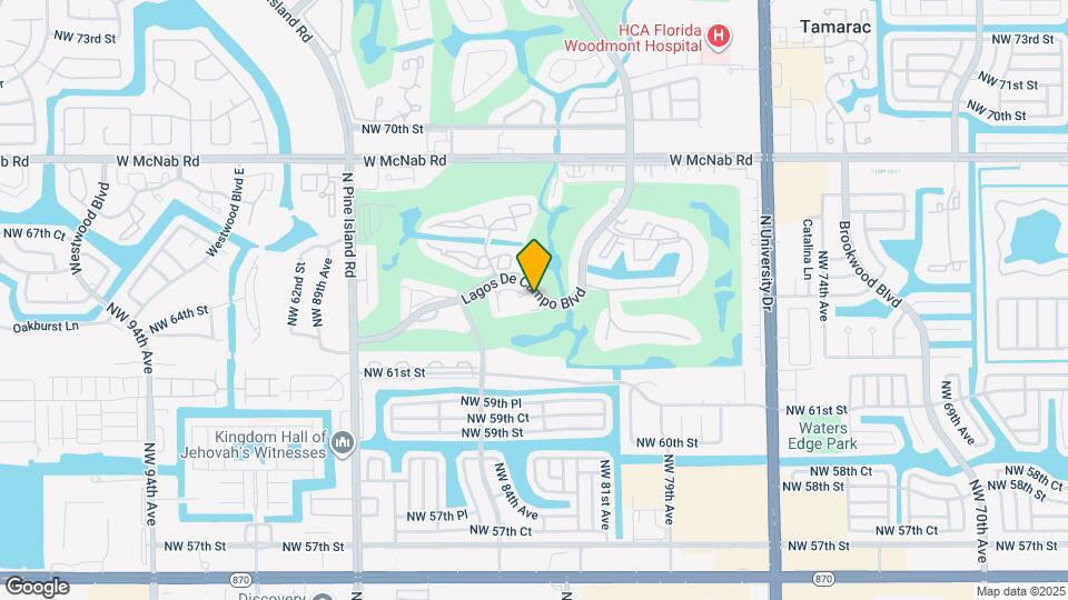 8314 Lagos De Campo Blvd Map and Location Details