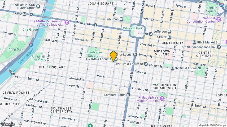 252-254 S 16th St Map and Location Details