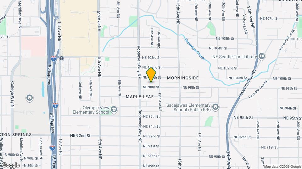 1036 NE 98th St Map and Location Details