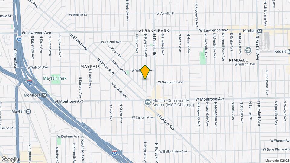 4508 N Keystone Ave Map and Location Details
