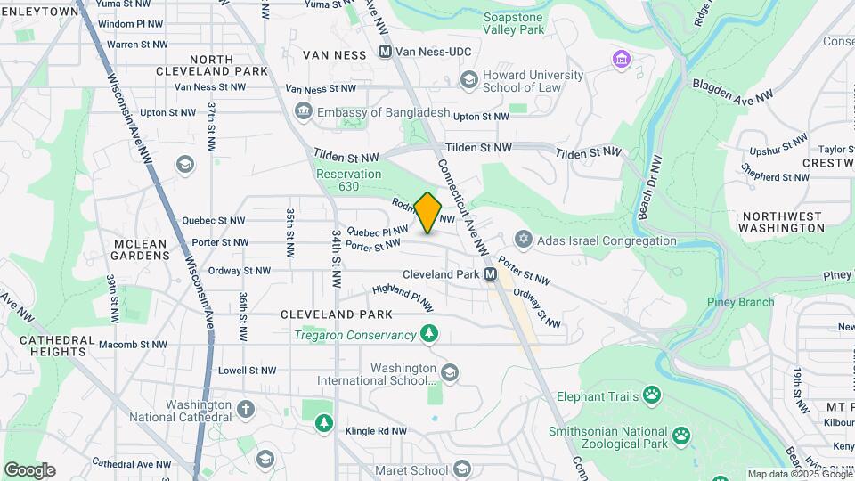 3025 Porter St NW Map and Location Details
