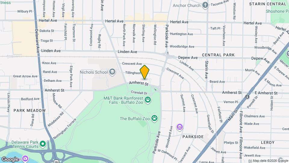 1376 Amherst St, Unit 3 Map and Location Details