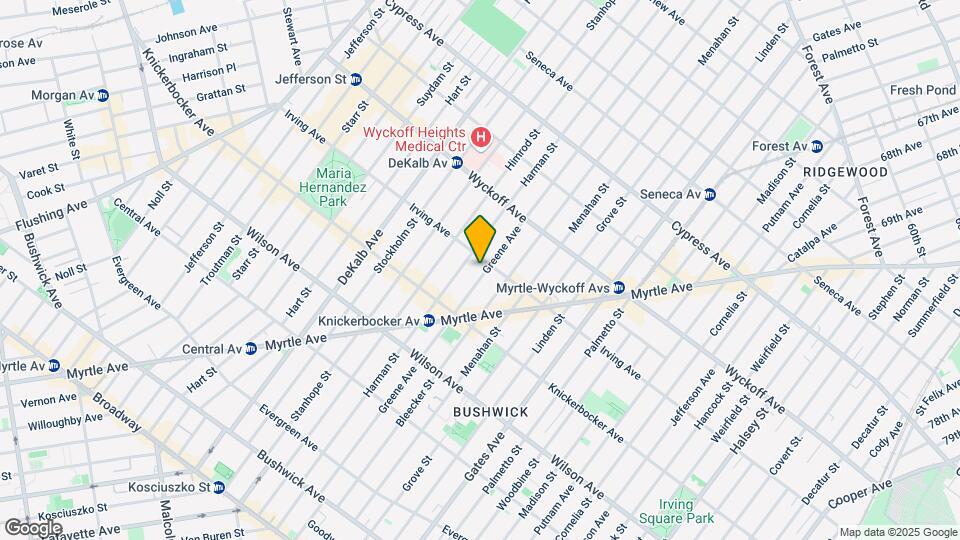 1369 Greene Ave Mapa y Detalles de la Ubicación