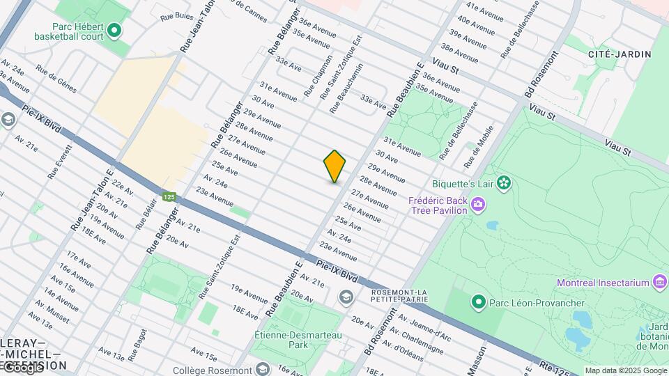 6520 27E Av Map and Location Details