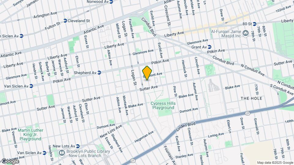 224 Crystal St Mapa y Detalles de la Ubicación