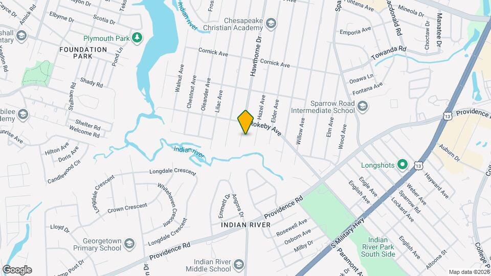 1614 Hawthorne Dr Map and Location Details