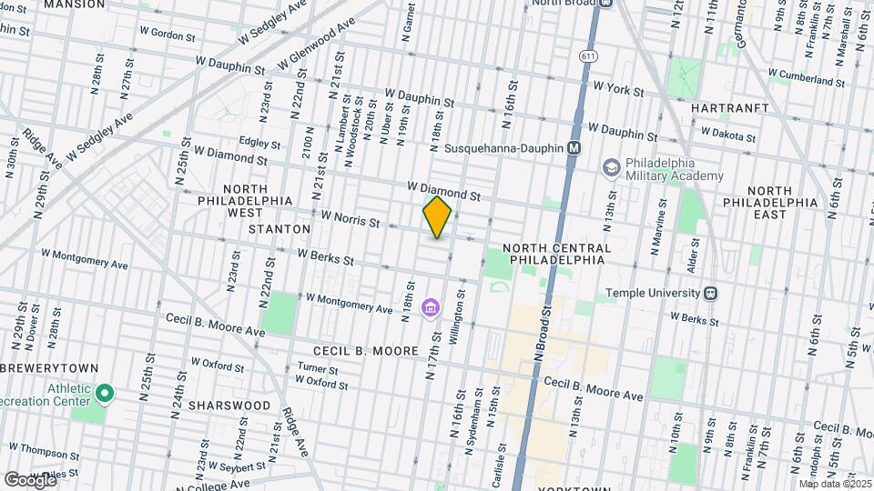 1709 Arlington St Mapa y Detalles de la Ubicación