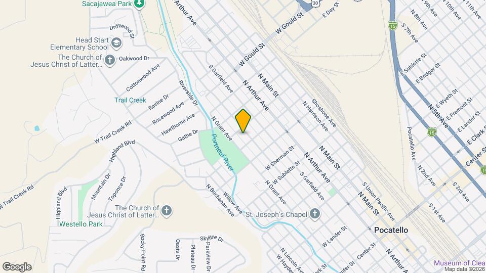 1133 N Hayes Ave Map and Location Details