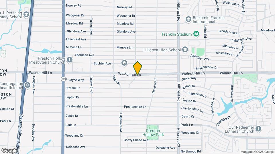 6506 Walnut Hill Ln Map and Location Details