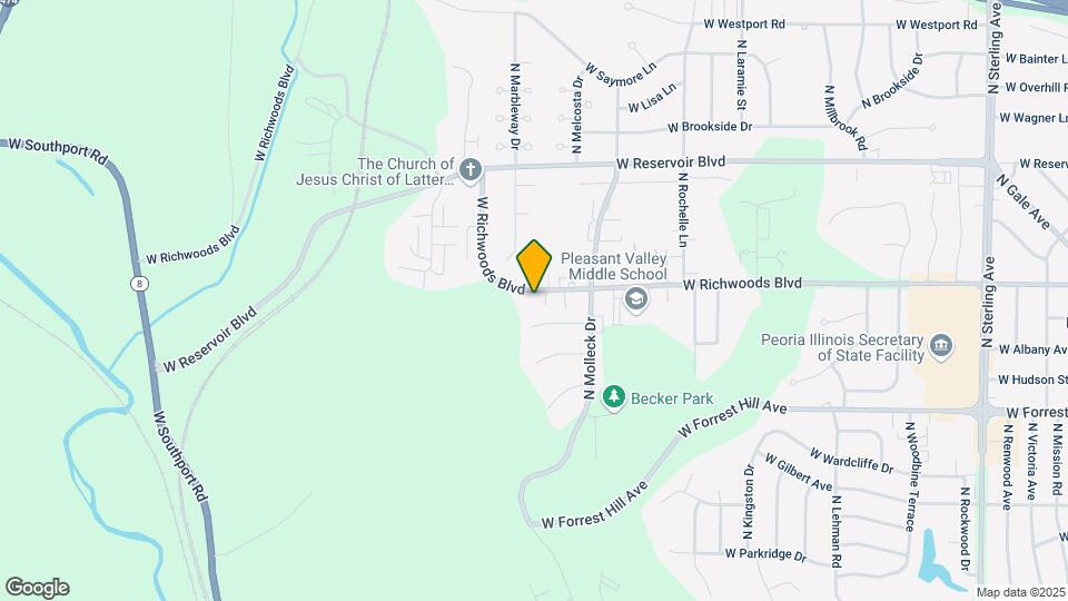 3440 Richwood Blvd Map and Location Details