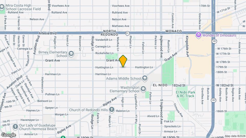 2408 Huntington Ln Map and Location Details