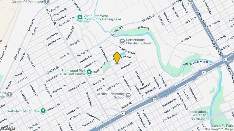 1709 Wilshire Pl Map and Location Details