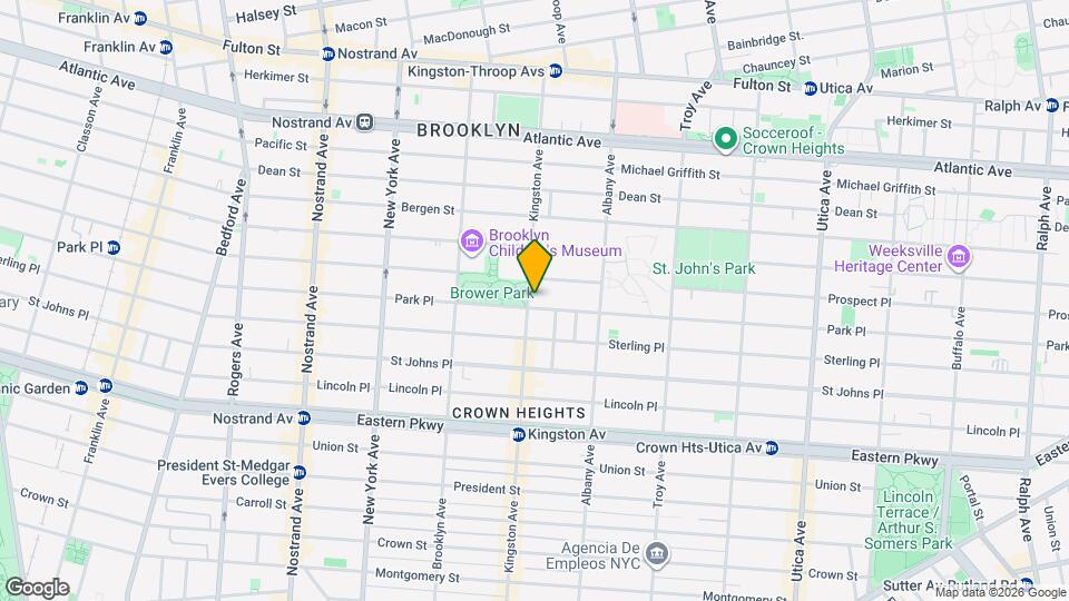 KINGSTON AVENUE Map and Location Details