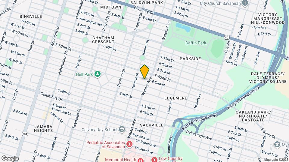 725 E 53rd St Map and Location Details