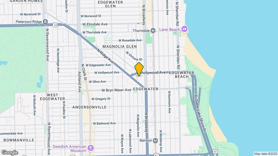5639-5643 N Magnolia Mapa y Detalles de la Ubicación