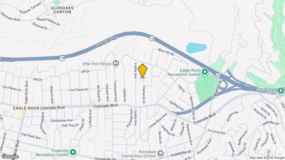 5225 Hartwick St Map and Location Details