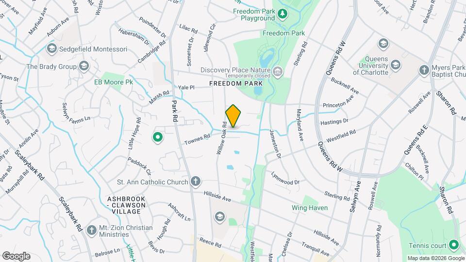 1414 Townes Rd Mapa y Detalles de la Ubicación