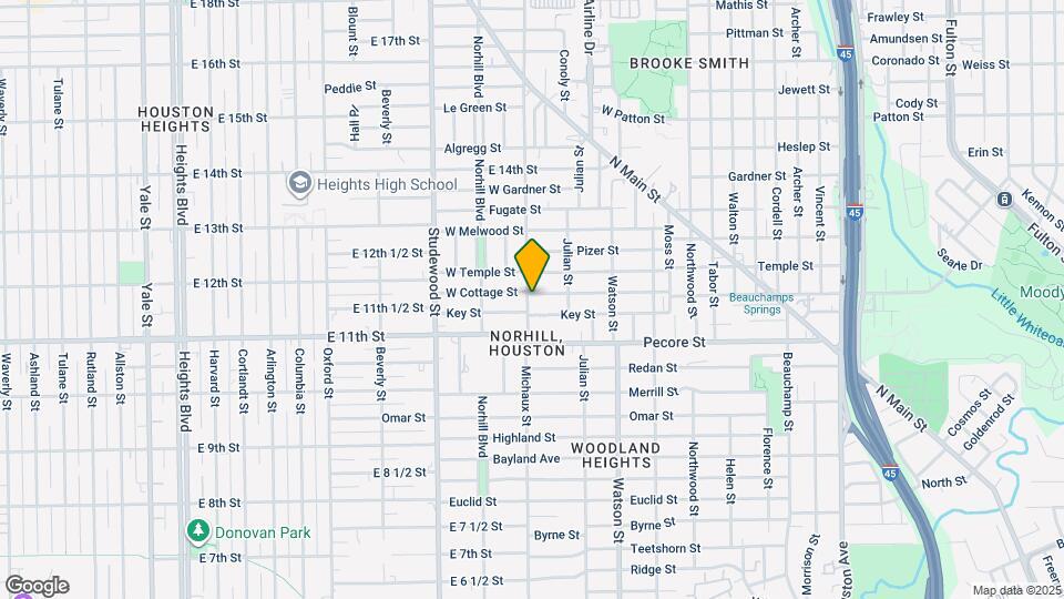 936 W Cottage St Map and Location Details